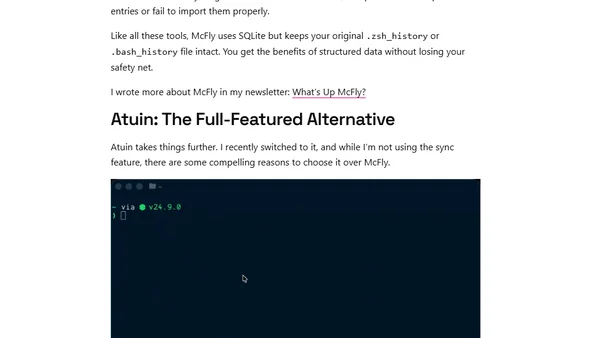 I Switched Shell History Tools. Here's Why