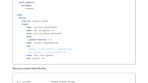 Run your Python unit tests via GitHub actions