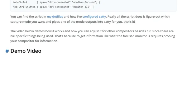 Wayland Compatible Annotated Screenshots with slurp, grim and satty