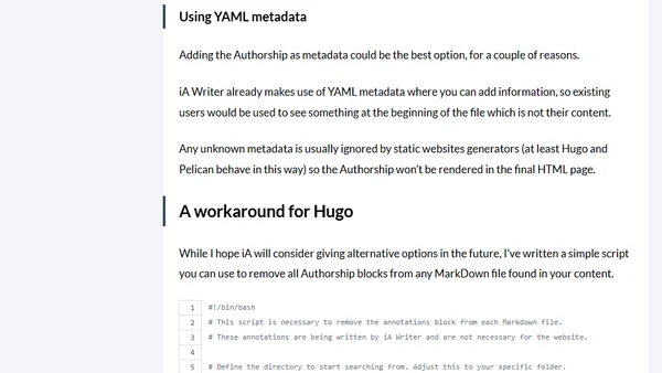 iA Writer Authorship: a brilliant feature with a problematic implementation