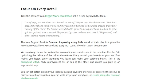 3 Lessons on Software Development from the New England Patriots