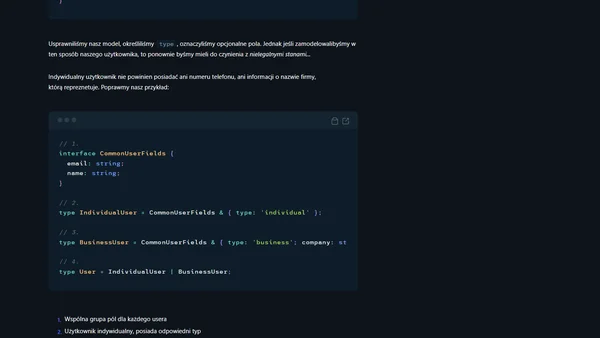 Funkcyjne modelowanie domeny i nielegalne stany w TypeScript