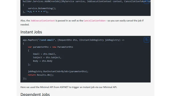 NCronJob - June Edition