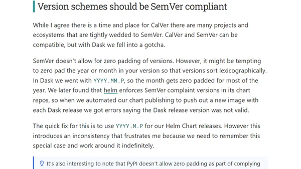 Sometimes I regret using CalVer