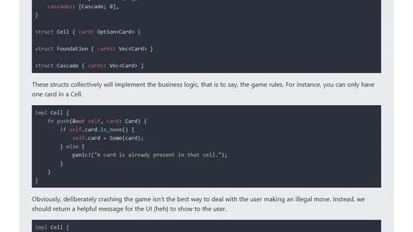 Recurse Center, week 3: Making Rust's ownership work for you