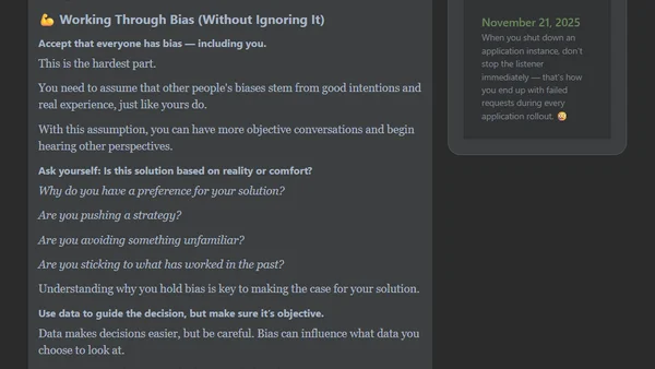 Everyone has bias, yes, even you. 🫵