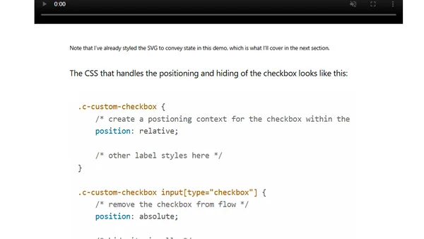 Inclusively Hiding & Styling Checkboxes and Radio Buttons
