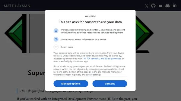 Supercharging Vim: Navigate files instantly
