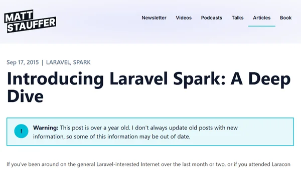 Introducing Laravel Spark: A Deep Dive