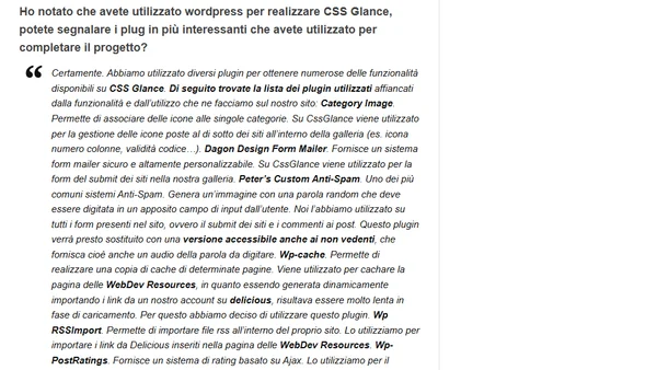 Usabilità ed Accessibilità: intervista ai realizzatori di CssGlance.com