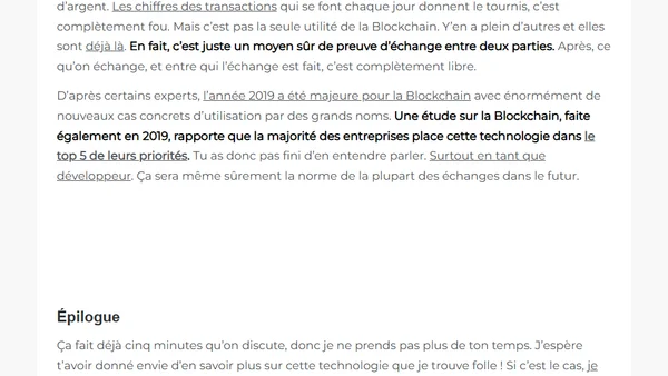 Comprendre la Blockchain en 5 minutes