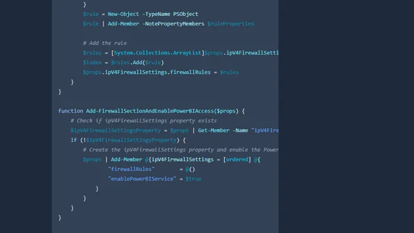 Use PowerShell to Enable Azure Analysis Services Firewall