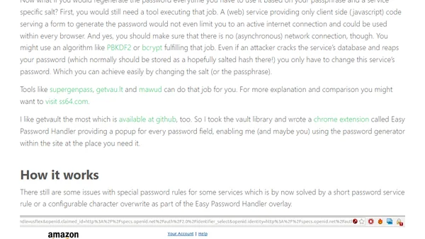 Easy Password Handler