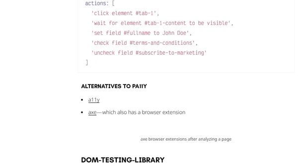 Test for accessibility and help millions of people