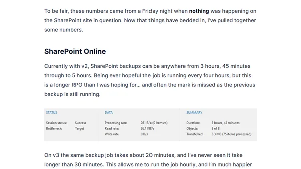 Veeam Backup for Microsoft Office 365 v3.0: It's Good, Very Good