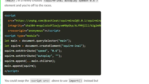 How to Hallucinate using Web Components