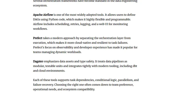Introduction to Data Engineering Concepts | Scheduling and Workflow Orchestration