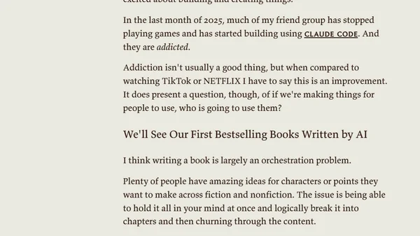 AI Changes I Expect in 2026