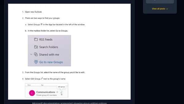 How to edit members in a M365 Group or Distribution list?