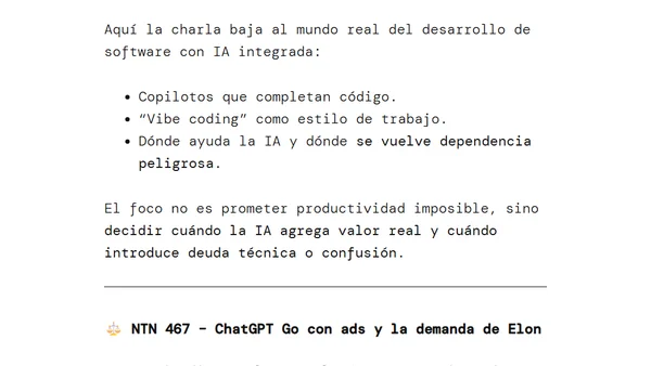 🎙️ No Tiene Nombre (NTN 463 – NTN 469): de matemáticas con IA a agentes bien diseñados