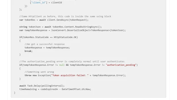 How Device Code Flow works in Azure AD