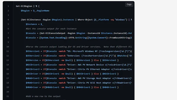 Discovering Windows Version on EC2 Instances