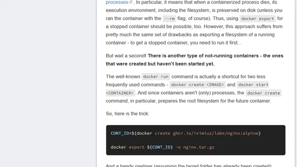 Docker: How To Extract Image Filesystem Without Running Any Containers