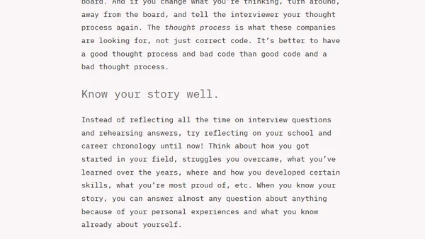 How to Ace an Interview