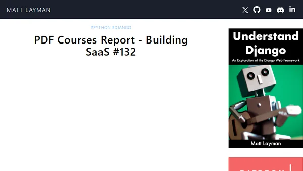 PDF Courses Report - Building SaaS #132