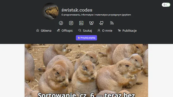 Sortowanie, cz. 6 — teraz bez porównywania!