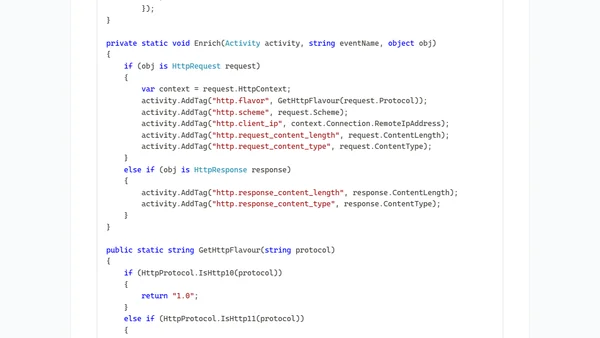 Optimally Configuring Open Telemetry Tracing for ASP.NET Core