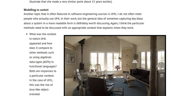 What should a Software Engineering course look like?