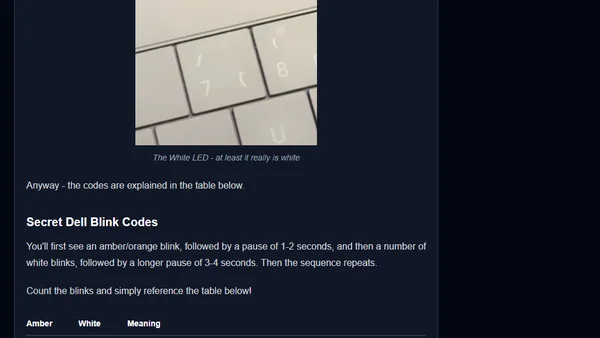 LEDs Are Blinking But Nobody's Home - Dell XPS 15