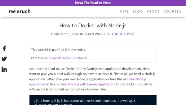 How to Docker with Node.js