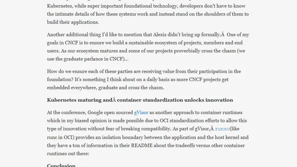 Copenhagen: KubeCon and CloudNativeCon 2018 Takeaways