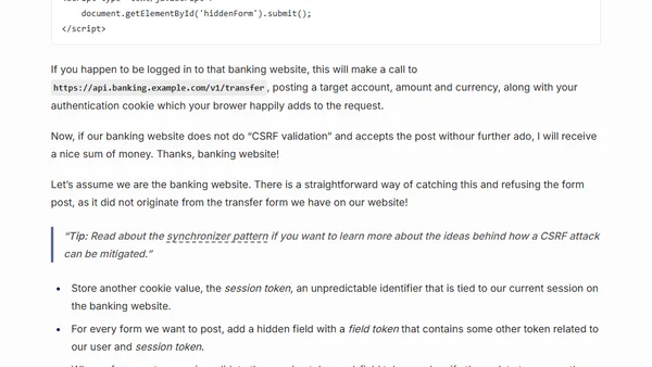 Help, I've inherited an ASP.NET MVC Core code base with no Cross-Site Request Forgery (CSRF) measures!