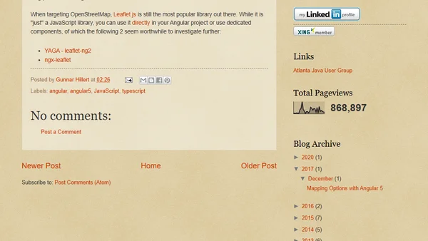 Mapping Options with Angular 5