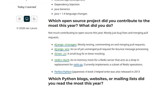 New Year’s Python Meme 2014