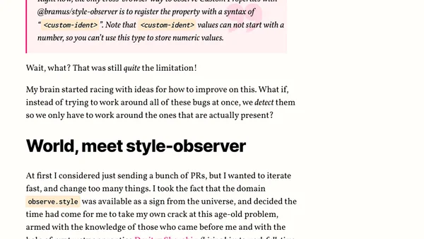 Style-observer: JS to observe CSS property changes, for reals