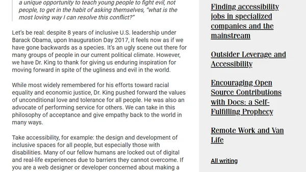 Accessibility is a Civil Right