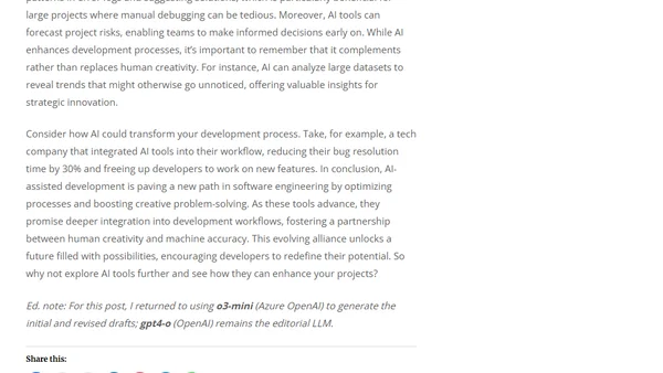 AI-assisted Development