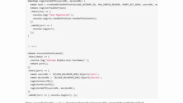 On-Demand Environments with Docker and AWS ECS