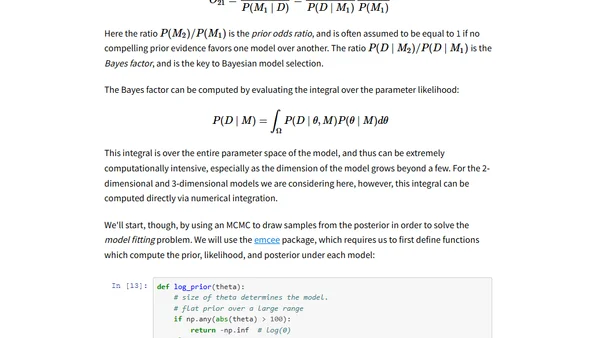 Frequentism and Bayesianism V: Model Selection