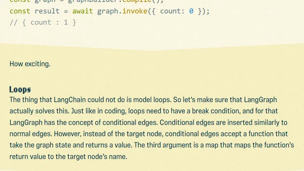 LangGraph for complex workflows