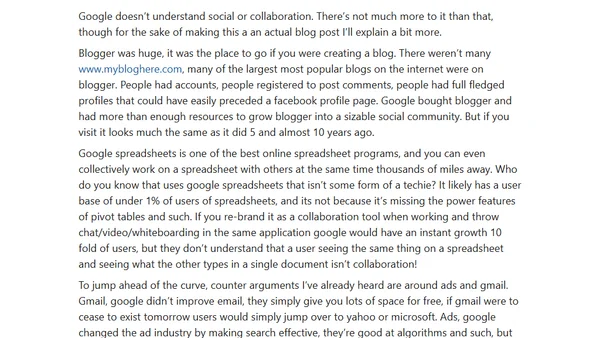 Why Google Wave Will Fail