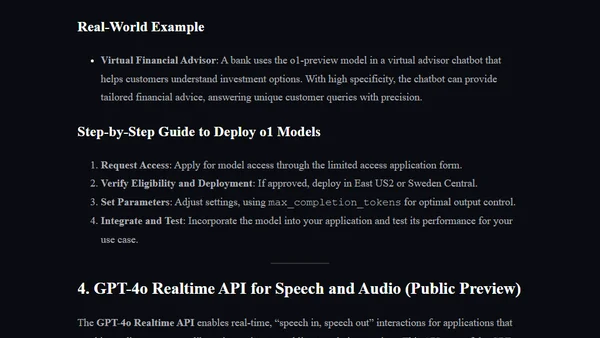 Azure OpenAI Updates-  October 2024