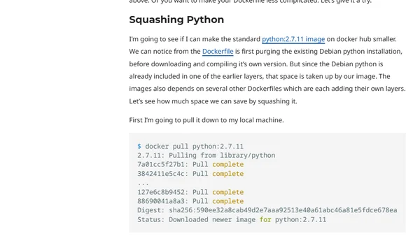 Creating Smaller Docker Images: Part #2