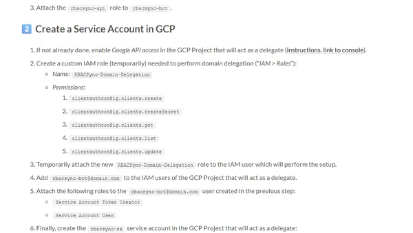 Domain-Wide Delegation of Authority in GSuite