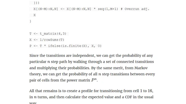 Snakes & ladders: a short statistical analysis
