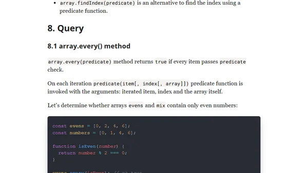 15 Common Operations on Arrays in JavaScript (Cheatsheet)
